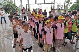 2019年7月7日鑒湖街道中心小學向陽小隊暑期社會實踐