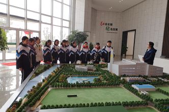 20200121建功中學學生遠航小隊來公司社會實踐