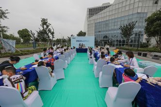 20220603環(huán)保局、柯橋傳媒組織小朋友來司環(huán)保設施向公眾開放活動